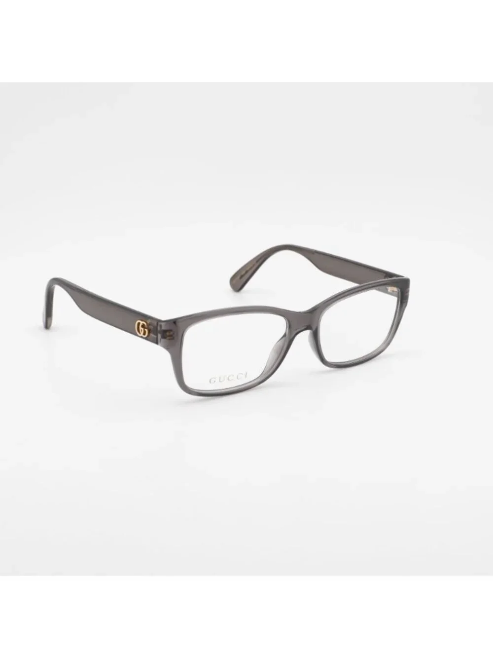Gucci GG0716O 003 Eyeglasses Grey 53mm Rectangle Frame